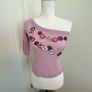 Just Cavalli One Shoulder Top